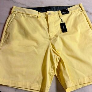 Express slim above the knew men’s dress chino stretch shorts